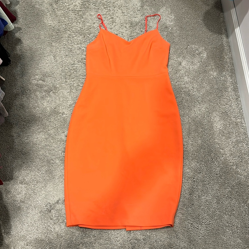 Orange dress